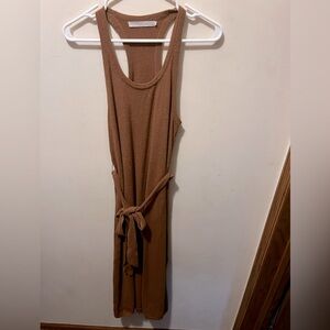 NWOT‎ sample! One grey day maxi dress camel sz small